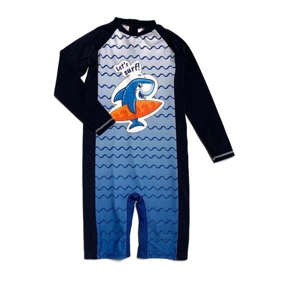 MOM’S Love swimwear boys 6-8Y one piece swimsuit - Picture 1 of 5